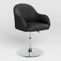 Крiсло на рамi Новий Стиль WAIT 1S CHROME ECO-30 (Чорний) (NWS-122894)