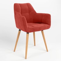 Обеденный стул Новый Стиль DASTER WOOD BLACK (BOX-1) LN SORO-51 (Оранжевый) (NWS-121266)