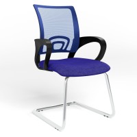 Офісне крісло Новий Стиль NETWORK CF CHROME OH-3 C-6 (Синій) (NWS-121536)