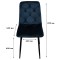 Стілець PM-001 Perfect Home Sic Velluto 19 Графіт (PFH-092128)