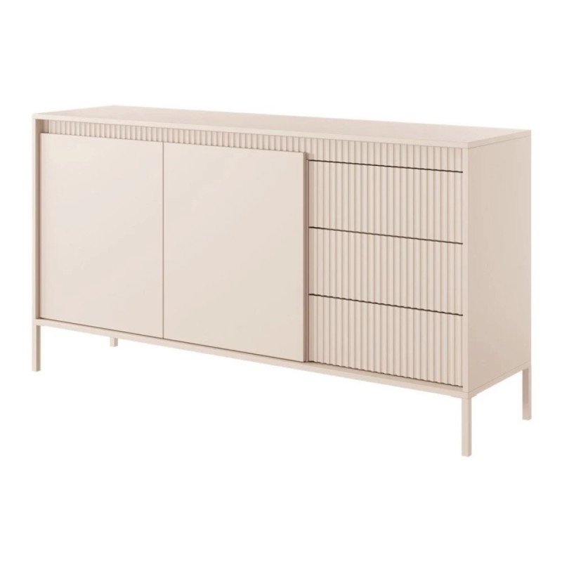 Комод з телескопічними напрямними Perfect Home Senso 2D3S/153 153,5x81,4x39,5 Бежевий (PFH-091107)