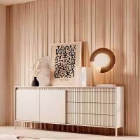 Комод з телескопічними напрямними Perfect Home Senso 2D3S/153 153,5x81,4x39,5 Бежевий (PFH-091107)