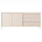 Комод з телескопічними напрямними Perfect Home Senso 2D3S/153 153,5x81,4x39,5 Бежевий (PFH-091107)