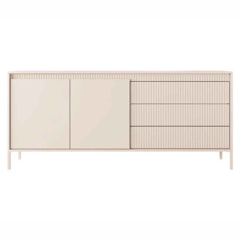 Комод з телескопічними напрямними Perfect Home Senso 2D3S/153 153,5x81,4x39,5 Бежевий (PFH-091107)