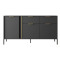 Комод з телескопічними напрямними Perfect Home Clars 3D2S/153 153,1x81,4x39,5 Антрацит (PFH-091021)