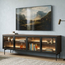 Тумба під телевізор Perfect Home Lumi 4D/181 181,3х82,6х39,3 Дуб дунін (PFH-091388)