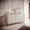 Комод з телескопічними напрямними Perfect Home Lante 2D3S/163 163,2x81,2x38 Бежевий (золоті ніжки) (PFH-091180)