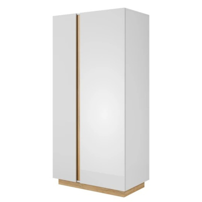 Шафа розпашна Perfect Home Marco 2D 193,5х95,5х54 Білий/Білий глянець/ Дуб грандсон (PFH-091038)
