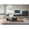 Комод високий Perfect Home Nova K104 2D 104x125x39 Чорний (золоті ніжки) (PFH-091239)