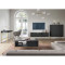 Туалетний столик з телескопічними напрямними Perfect Home Nova T104 104x77x50 см Чорний (золоті ніжки) (PFH-091265)