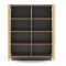 Комод високий Perfect Home Torro 2D/113 113,2x133,1x38,1 Дуб кремона/Чорний (PFH-091414)