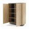 Комод високий Perfect Home Torro 2D/113 113,2x133,1x38,1 Дуб кремона/Чорний (PFH-091414)