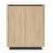 Комод високий Perfect Home Torro 2D/113 113,2x133,1x38,1 Дуб кремона/Чорний (PFH-091414)