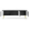 Тумба під телевізор Perfect Home Zova RTV168 168х56х39 Чорний (золоті ніжки) (PFH-091369)