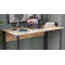 Комп'ютерний стіл Ferrum-decor Курт 75x140x60 чорний ДСП Дуб Сан-Марино 16мм (FRD-102031)