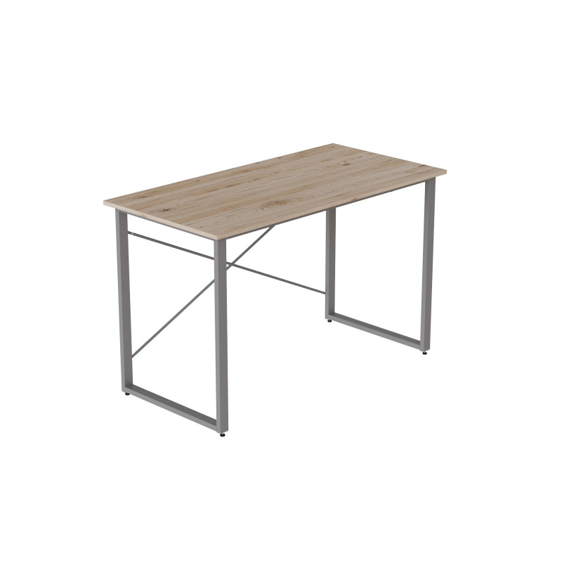Комп'ютерний стіл Ferrum-decor Дейв 75x140x70 сірий ДСП Дуб Сан-Марино 16мм (FRD-102411)