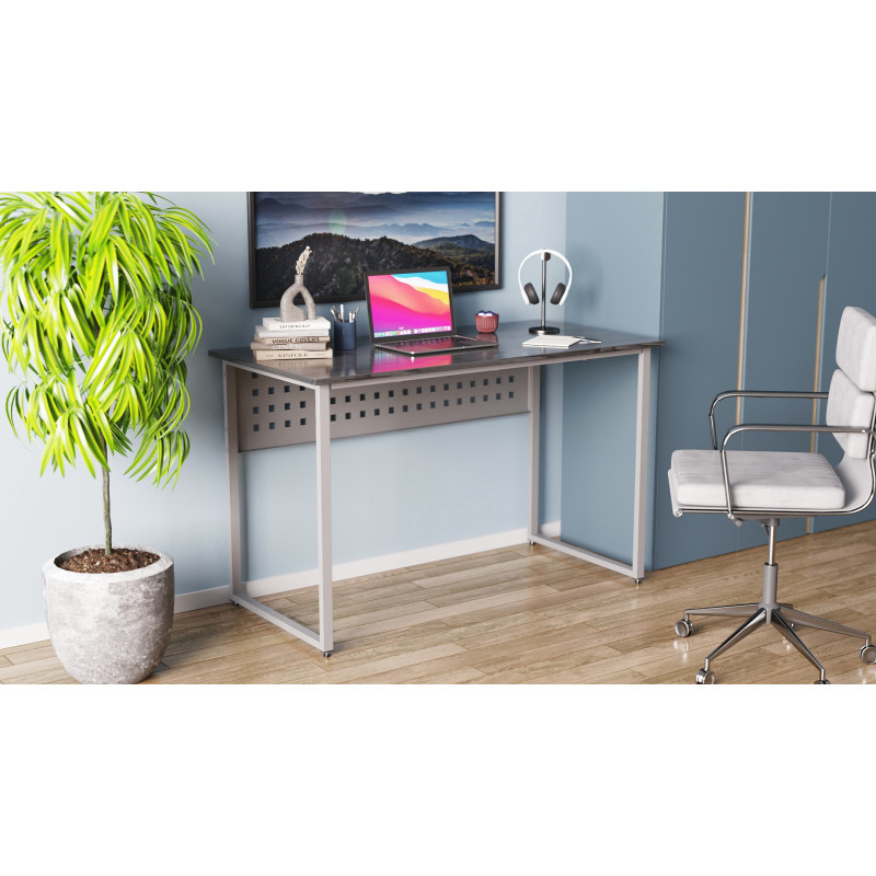 Компьютерный стол Ferrum-decor Майк 75x100x60 серый ДСП Сосна Кембра 16мм (FRD-101771)