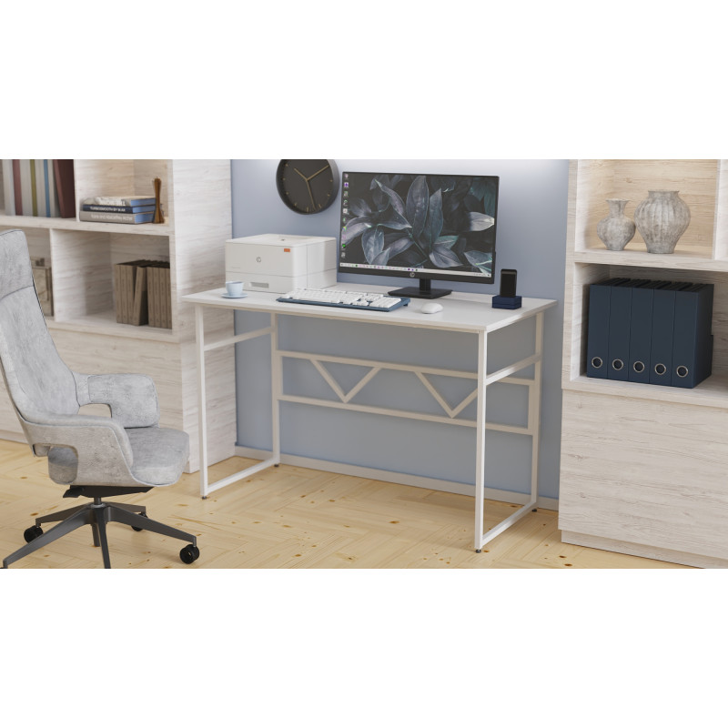 Письменный стол Ferrum-decor Раян 75x100x60 белый ДСП Белое 16мм (FRD-101121)