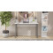 Письмовий стіл Ferrum-decor Скай 75x120x70 сірий ДСП Біле 16мм (FRD-101571)