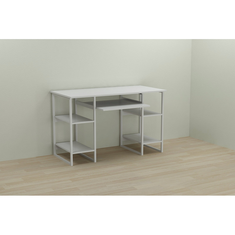 Письменный стол Ferrum-decor Тим 75x140x70 белый ДСП Белое 16мм (FRD-101381)