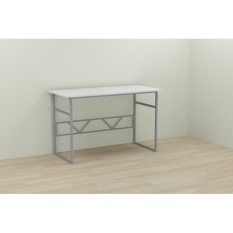 Письменный стол Ferrum-decor Раян 75x100x60 серый ДСП Белое 16мм (FRD-101591)