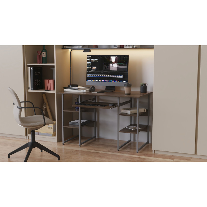 Письменный стол Ferrum-decor Скай 75x140x70 белый ДСП Белое 16мм (FRD-101111)