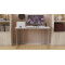 Письмовий стіл Ferrum-decor Ханна 75x100x60 сірий ДСП Біле 16мм (FRD-101391)