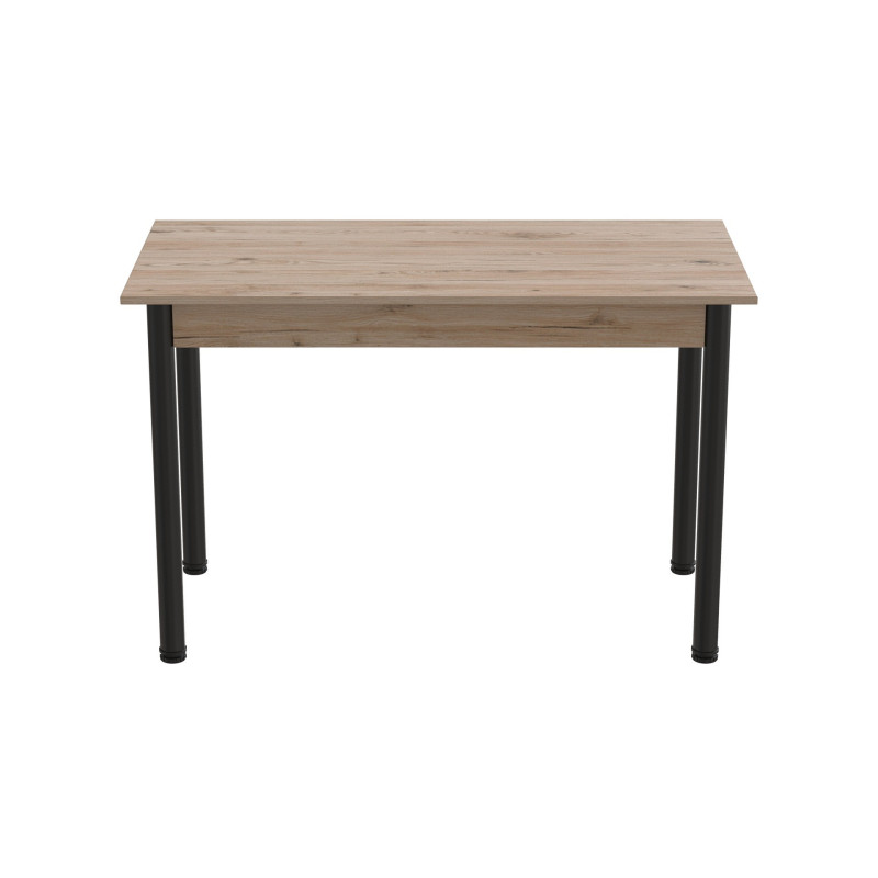 Стол кухонный Ferrum-decor Бенита 75x120x80 Черный ДСП Сан-Марино 16мм (FRD-105649)