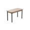 Стол кухонный Ferrum-decor Бенита 75x120x80 Черный ДСП Сан-Марино 16мм (FRD-105649)