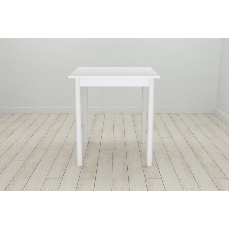 Стол кухонный Ferrum-decor Агата 75x70x70 Белый ДСП Белое 16мм (FRD-106239)