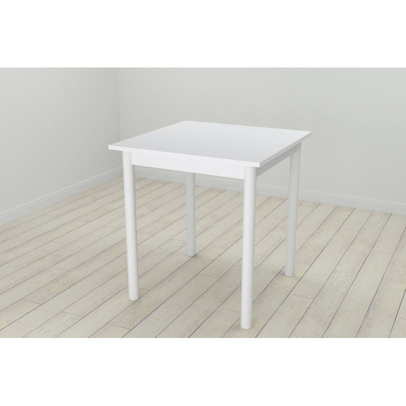 Стол кухонный Ferrum-decor Агата 75x70x70 Белый ДСП Белое 16мм (FRD-106239)