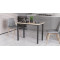 Стіл універсальний Knap Ferrum-decor 750x1000x600 Чорний метал ДСП Дуб Сан-Марино 16 мм (FRD-106339)