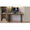 Стіл письмовий Кнап 2 Ferrum-decor 750x1000x600 Чорний метал ДСП Дуб Сонома 16 мм (FRD-106389)