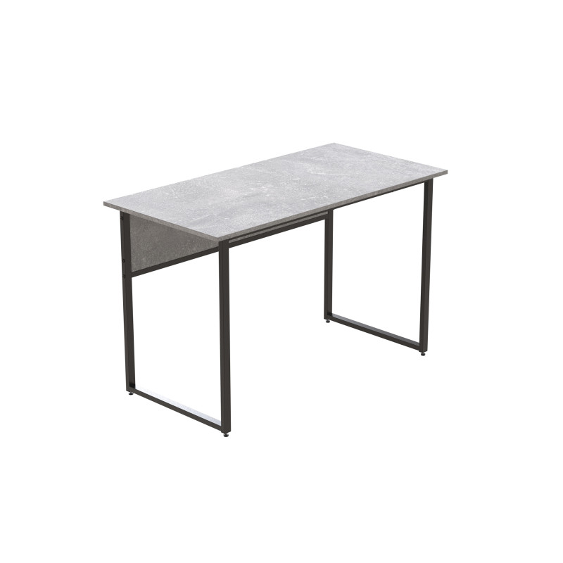 Стіл письмовий Коді Ferrum-decor 75x100x60 Чорний метал ДСП Бетон 16 мм (FRD-106579)