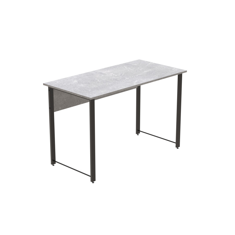 Стіл письмовий Курт Ferrum-decor 75x120x70 Чорний метал ДСП Бетон 16 мм (FRD-106639)