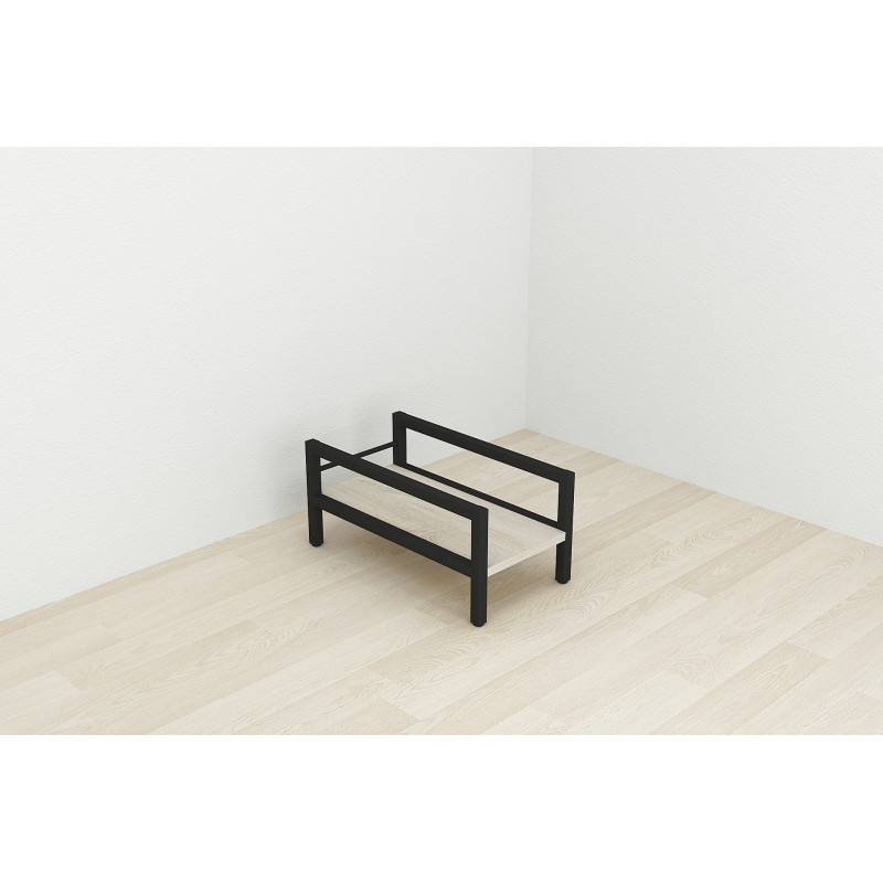 Підставка для системного блоку Ferrum-decor Нікі 21x24x45 Чорний ДСП Сонома 16мм (FRD-105289)