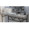 Стіл письмовий Раян Ferrum-decor 750x1000x700 Чорний метал ДСП Бетон 16 мм (FRD-106489)