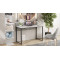 Стіл письмовий Скай Ferrum-decor 75x100x70 Чорний метал ДСП Бетон 16 мм (FRD-106669)