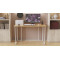 Комп'ютерний стіл Ferrum-decor Ханна 75x140x70 білий ДСП Дуб Артизан 16мм (FRD-106229)