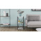 Етажерка 3/34 Ferrum-decor Серії Конект 73x34x28 чорний ДСП Бетон 16мм (FRD-104291)