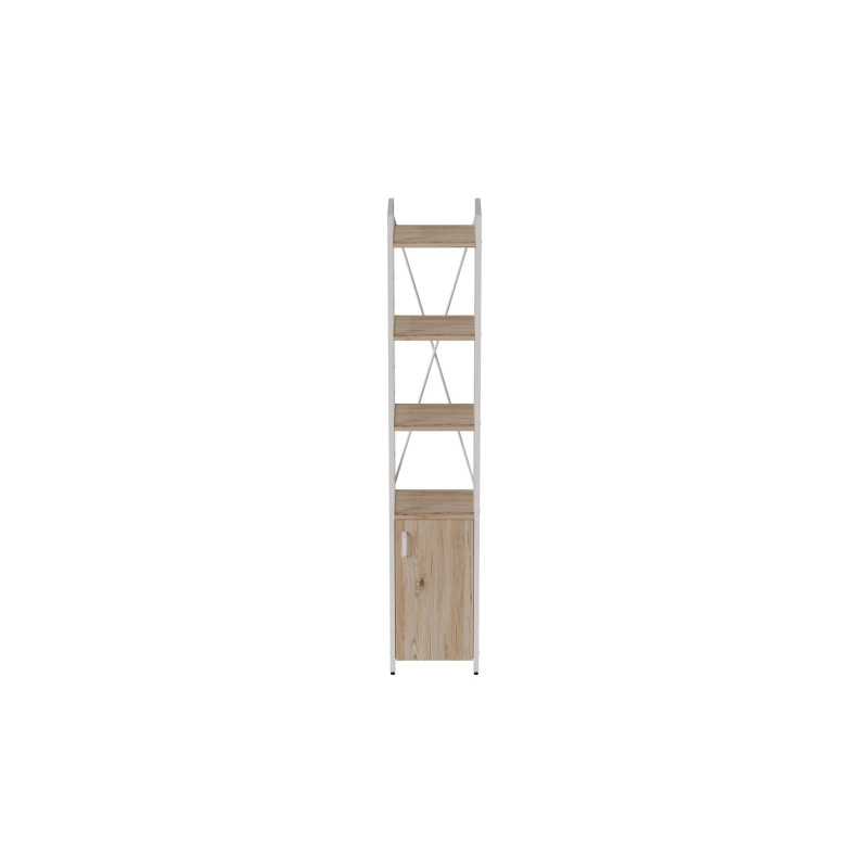Етажерка 4/34 Ferrum-decor Серії Конект із тумбою 179x34x28 Білий ДСП Сан-Марино (FRD-104471)