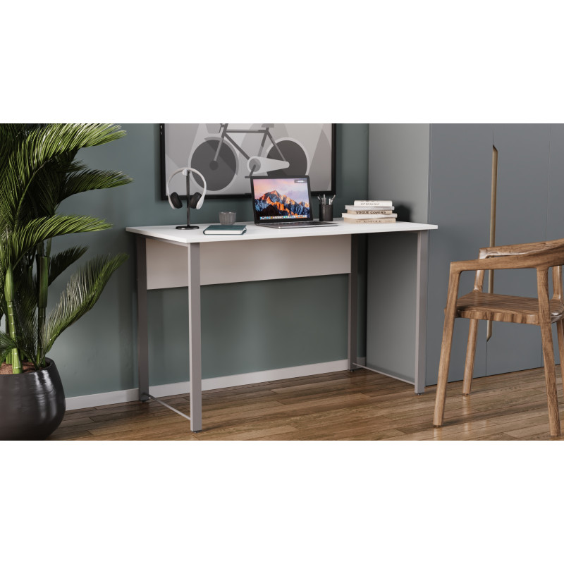 Письменный стол Ferrum-decor Раян 75x140x60 черный ДСП Белое 16мм (FRD-103691)