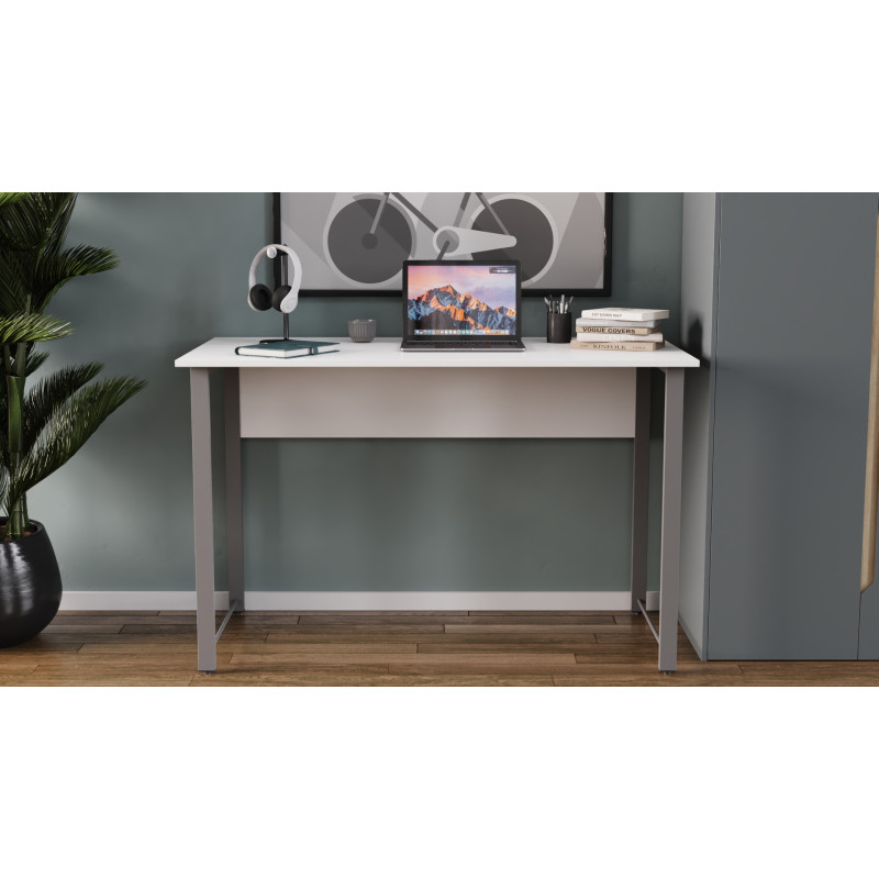Письменный стол Ferrum-decor Раян 75x140x60 черный ДСП Белое 16мм (FRD-103691)