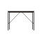 Стол письменный Line Тайм Ferrum-decor 750x1000x600 Черный металл ДСП Белое 16 мм (FRD-104871)