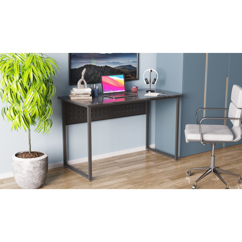 Комп'ютерний стіл Ferrum-decor Майк 75x140x60 чорний ДСП Сосна Кембра 16мм (FRD-103871)