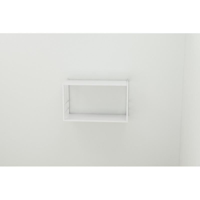 Книжная полка универсальная Ferrum-decor Стим 1 38x63x26 белый ДСП Белое 16мм (FRD-104091)