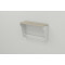 Полка настенная Ferrum-decor Свит 300x700x150 металл Белый ДСП Сонома 16 мм (FRD-102831)