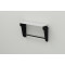 Полка настенная Ferrum-decor Свит 300x700x150 металл Черный ДСП Белое 16 мм (FRD-102821)