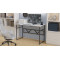 Письменный стол Ferrum-decor Раян 75x140x70 черный ДСП Белое 16мм (FRD-103721)
