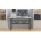 Письмовий стіл Ferrum-decor Раян 75x120x60 чорний ДСП Біле 16мм (FRD-103681)